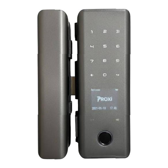 מנעול חכם לדלת זכוכית פרוקסי קליר PROXI CLEAR